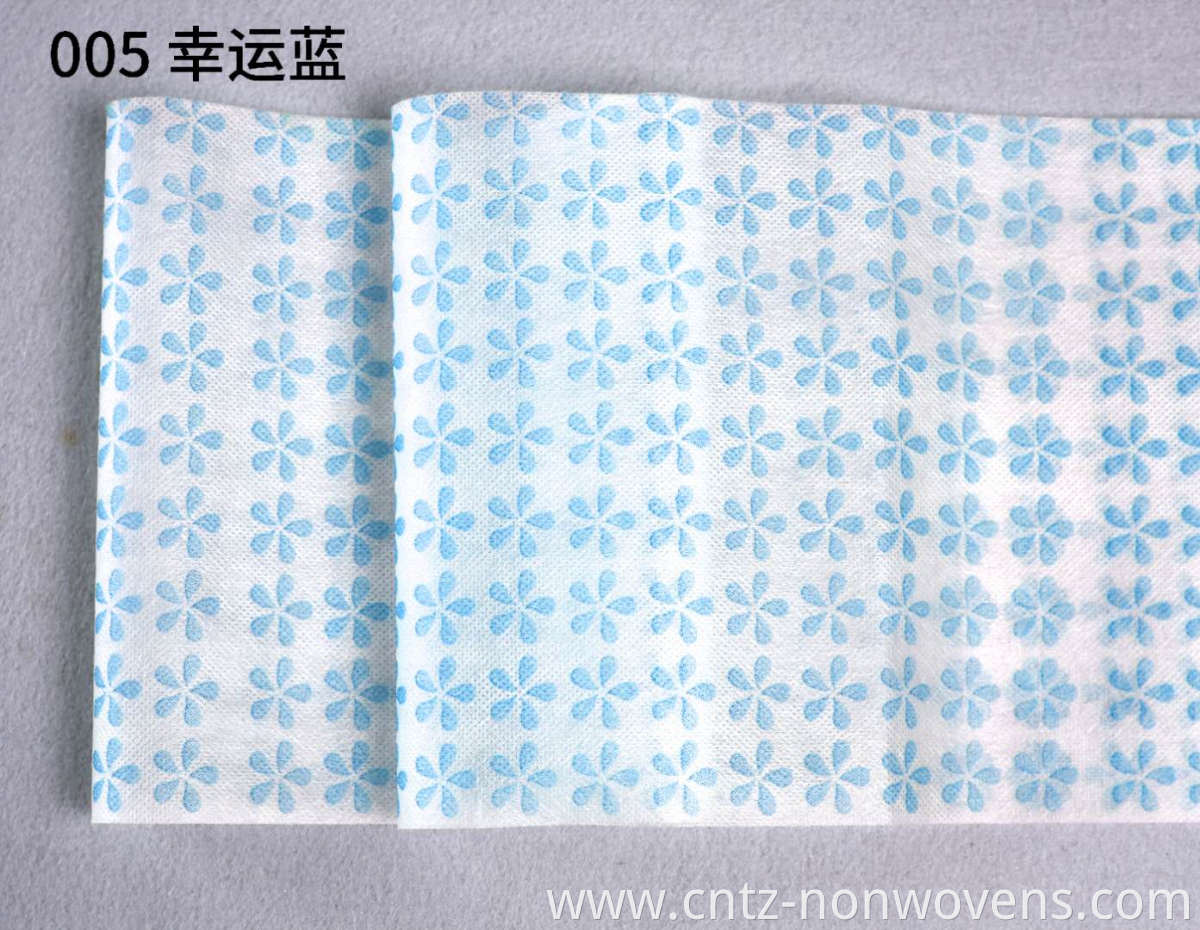 In Stock Colorful Printing Spunbond Nonwoven 100% PP Spunbond Nonwoven Fabric